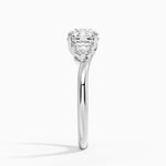 Atelier Three Stone Diamond Ring (1/3 ct. tw.) Platinum Round Engagement Ring