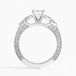 Aberdeen Celtic Diamond Ring Platinum Emerald Engagement Ring