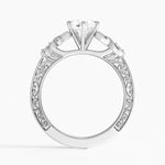 Aberdeen Celtic Diamond Ring Platinum Pear Engagement Ring