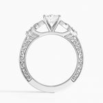 Aberdeen Celtic Diamond Ring Platinum Radiant Engagement Ring