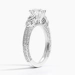 Aberdeen Celtic Diamond Ring Platinum Round Engagement Ring