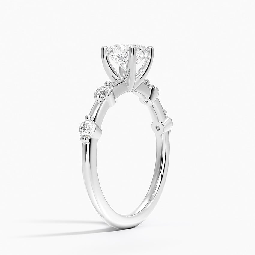 Aimee 1.7mm Diamond Ring Platinum Cushion Engagement Ring