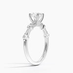 Aimee 1.7mm Diamond Ring Platinum Cushion Engagement Ring