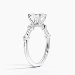 Aimee 1.7mm Diamond Ring Platinum Radiant Engagement Ring