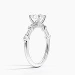 Aimee 1.7mm Diamond Ring Platinum Round Engagement Ring