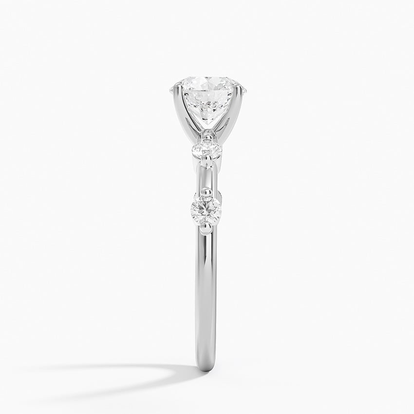Aimee 1.7mm Diamond Ring Platinum Round Engagement Ring