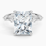 Aimee 1.7mm Diamond Ring Platinum Radiant Engagement Ring