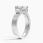 Peyton Emerald Cut Three Stone Diamond Ring (1/2 ct. tw.) Platinum Marquise Engagement Ring