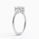 Edie Art Deco Diamond Ring Platinum Oval Engagement Ring