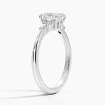 Nadia Diamond Ring Platinum Oval Engagement Ring