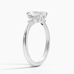 Nadia Diamond Ring Platinum Radiant Engagement Ring