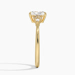 Nadia Diamond Ring Yellow Gold 18k Radiant Engagement Ring
