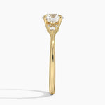 Nadia Diamond Ring Yellow Gold 18k Round Engagement Ring