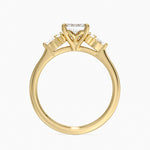 Nadia Perfect Fit Diamond Ring Yellow Gold 18k Asscher Engagement Ring
