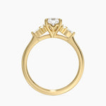 Nadia Perfect Fit Diamond Ring Yellow Gold 18k Cushion Engagement Ring