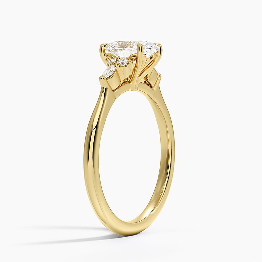 Nadia Perfect Fit Diamond Ring Yellow Gold 18k Oval Engagement Ring