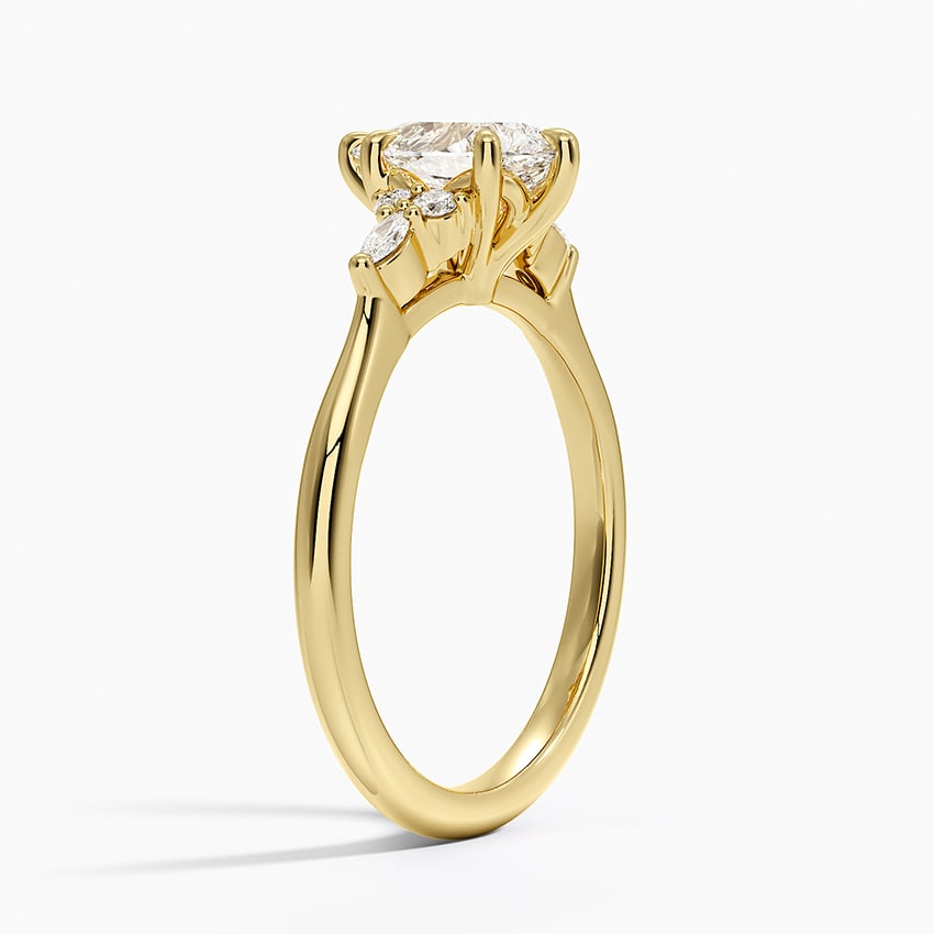 Nadia Perfect Fit Diamond Ring Yellow Gold 18k Pear Engagement Ring