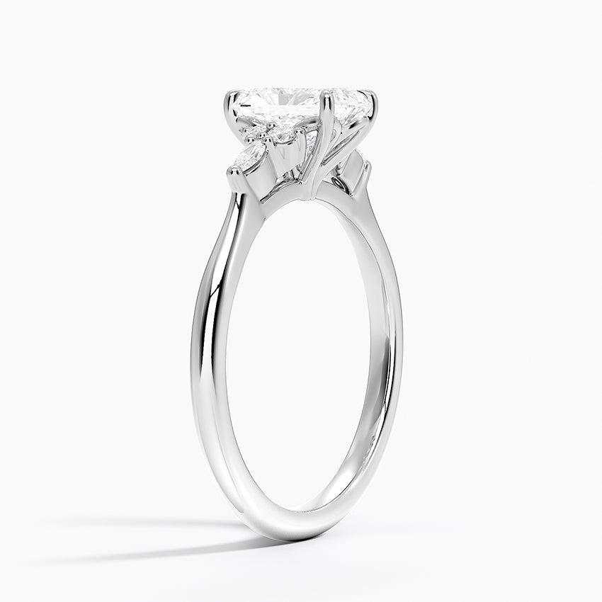 Nadia Perfect Fit Diamond Ring Platinum Radiant Engagement Ring