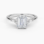 Nadia Perfect Fit Diamond Ring Platinum Emerald Engagement Ring