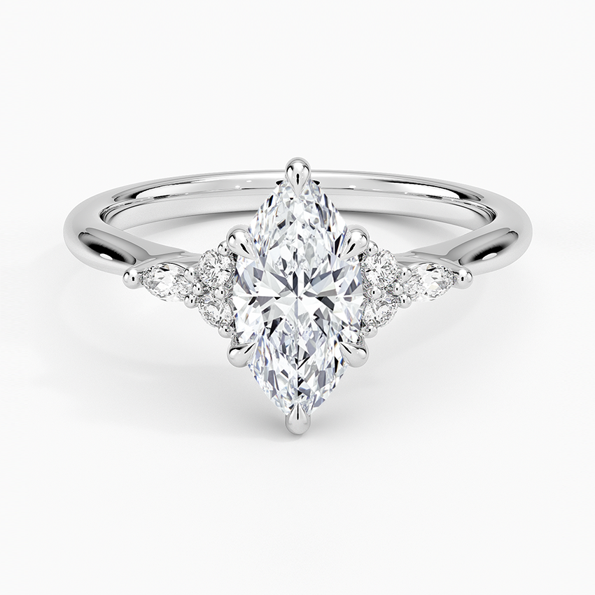 Nadia Perfect Fit Diamond Ring Platinum Marquise Engagement Ring