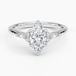 Nadia Perfect Fit Diamond Ring Platinum Marquise Engagement Ring