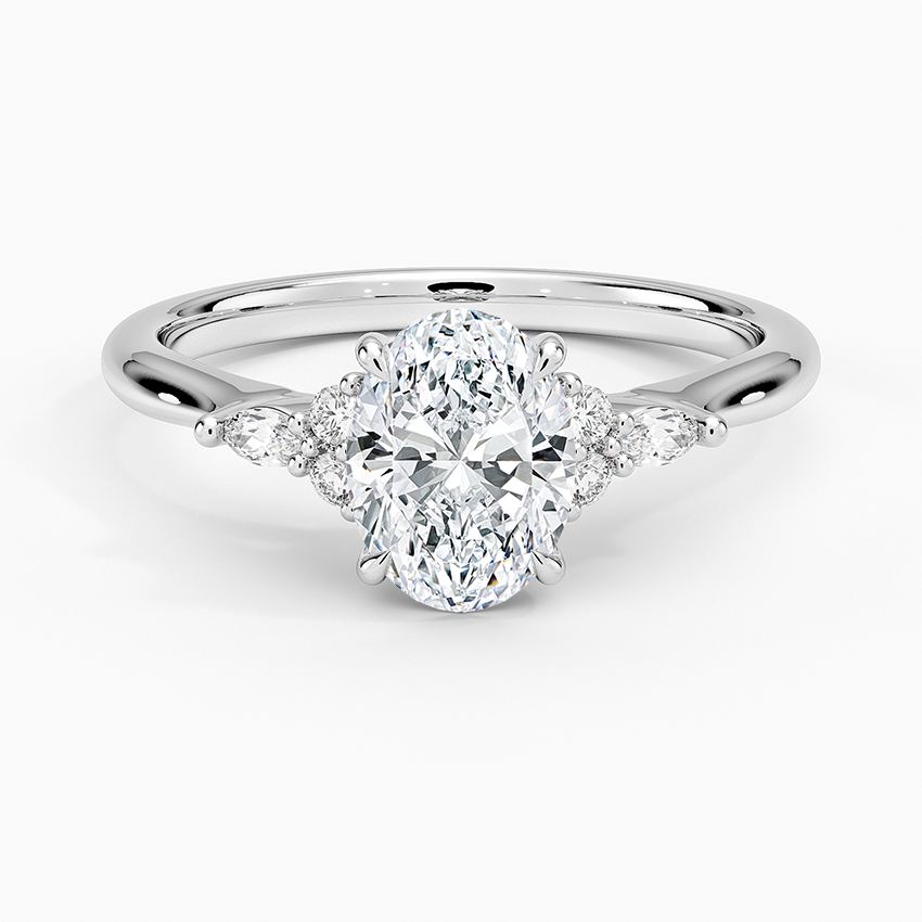 Nadia Perfect Fit Diamond Ring Platinum Oval Engagement Ring