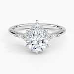 Nadia Perfect Fit Diamond Ring Platinum Pear Engagement Ring