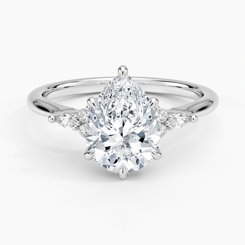 Nadia Perfect Fit Diamond Ring Platinum Pear Engagement Ring
