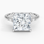 Nadia Perfect Fit Diamond Ring Platinum Princess Engagement Ring