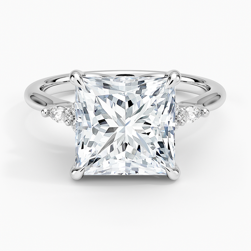 Nadia Perfect Fit Diamond Ring Platinum Princess Engagement Ring
