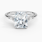 Nadia Perfect Fit Diamond Ring Platinum Radiant Engagement Ring