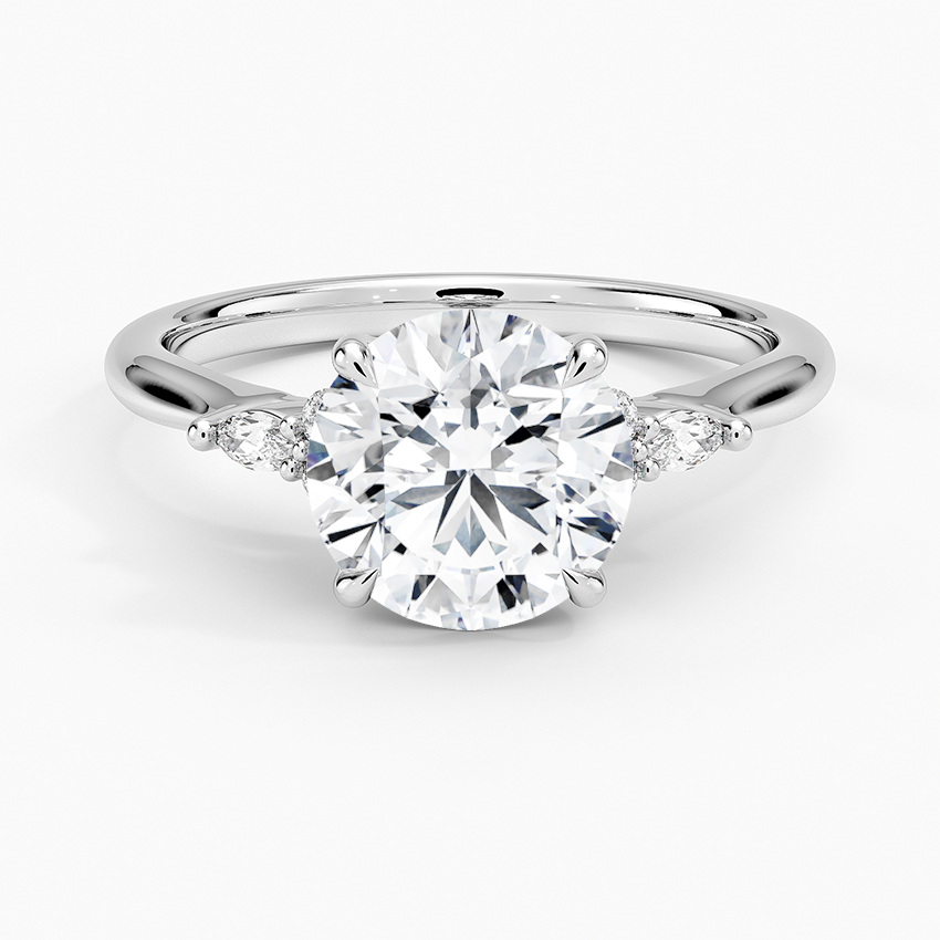 Nadia Perfect Fit Diamond Ring Platinum Round Engagement Ring