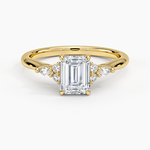 Nadia Perfect Fit Diamond Ring Yellow Gold 18k Emerald Engagement Ring