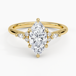 Nadia Perfect Fit Diamond Ring Yellow Gold 18k Marquise Engagement Ring