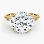 Nadia Perfect Fit Diamond Ring Yellow Gold 18k Round Engagement Ring