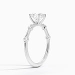 Aimee 1.4mm Diamond Ring Platinum Round Engagement Ring