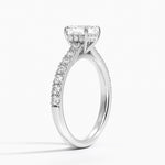 Grand Lissome Diamond Ring Platinum Asscher Engagement Ring