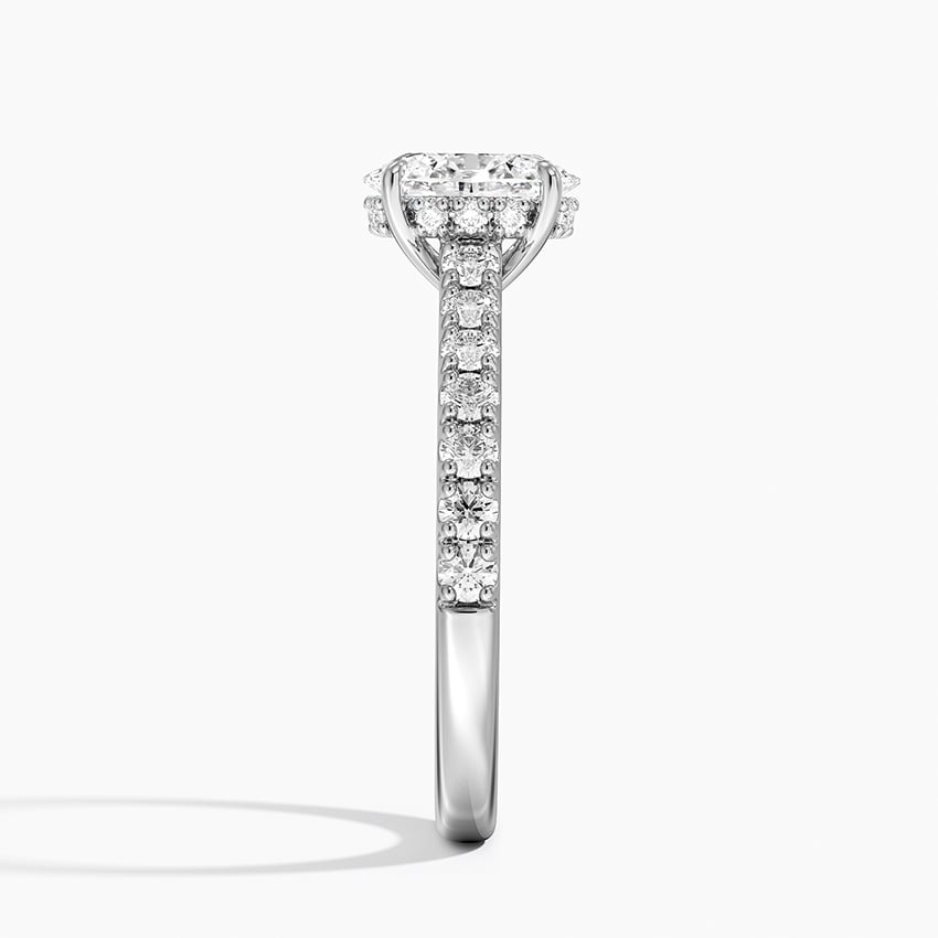 Grand Lissome Diamond Ring Platinum Oval Engagement Ring