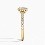 Grand Lissome Diamond Ring Yellow Gold 18k Oval Engagement Ring
