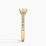 Grand Lissome Diamond Ring Yellow Gold 18k Princess Engagement Ring