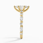 Versailles Three-Quarter Coverage Diamond Ring (1/2 ct. tw.) Yellow Gold 18k Marquise Engagement Ring