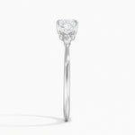 Melody Diamond Ring Platinum Cushion Engagement Ring