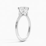 Melody Diamond Ring Platinum Princess Engagement Ring