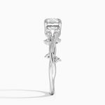 Azalea Twist Diamond Ring Platinum Cushion Engagement Ring