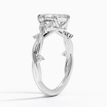 Azalea Twist Diamond Ring Platinum Marquise Engagement Ring