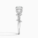Azalea Twist Diamond Ring Platinum Round Engagement Ring