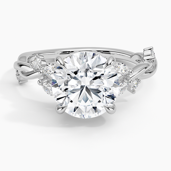 Azalea Twist Diamond Engagement Ring