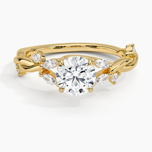 Azalea Twist Diamond Engagement Ring