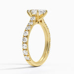 Anthology Three-Quarter Coverage Diamond Ring Yellow Gold 18k Marquise Engagement Ring