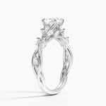Secret Garden Diamond Ring (1/2 ct. tw.) Platinum Cushion Engagement Ring